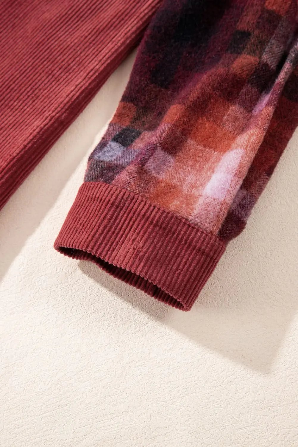 Gold Flame Oversized Corduroy Jacket - Love Salve